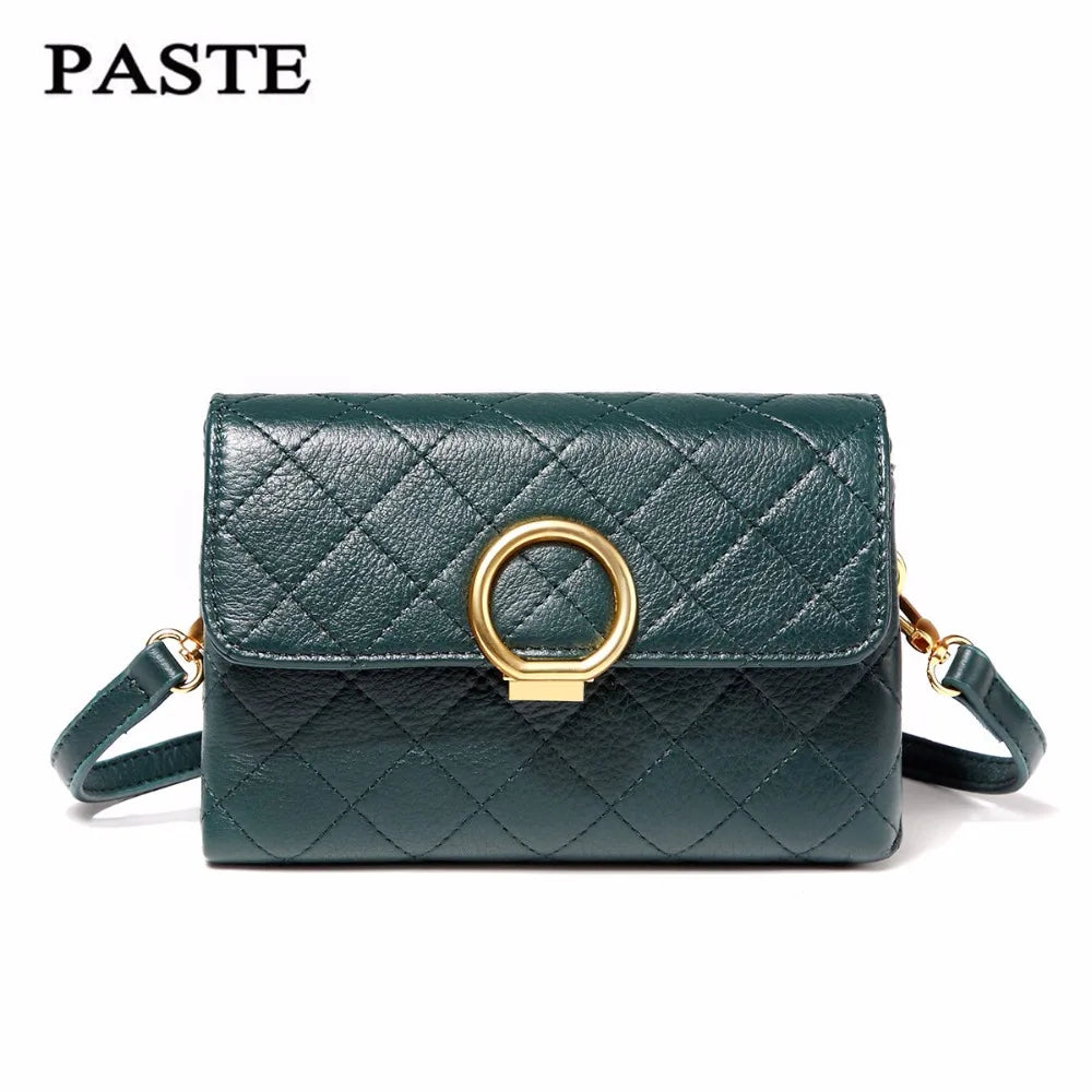 Crocodile Pattern Leather Tote Bag Small Tassel Shoulder Messenger Bags