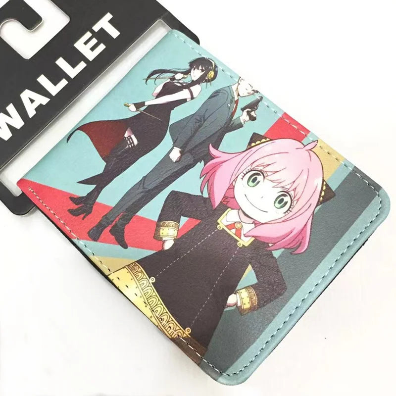 PU Cartoon Wallet Credential Holder Student Collection Birthday Photo Purse