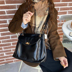 PU Women Shoulder Bag Large Capacity Crossbody Messenger Bags Soft Leather Tote