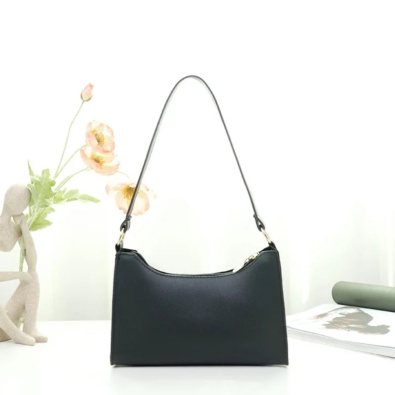 PU Ladies Leather Bag Women Retro Handbags Small Shoulder Bags