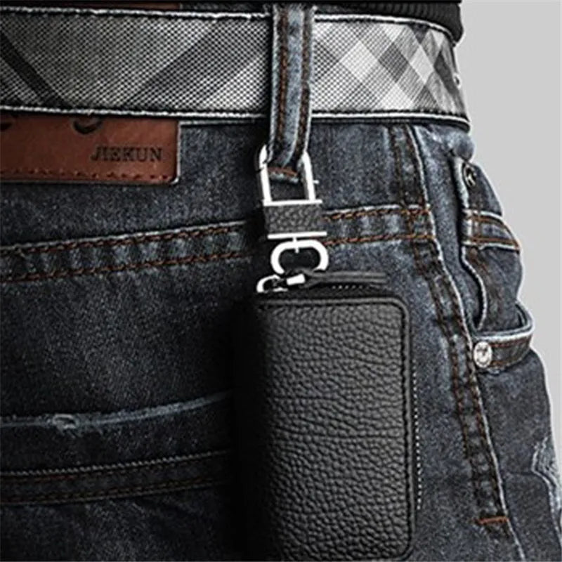 Car Key Wallets Men Key Holder Women Keychain Covers Zipper Key Case Bag