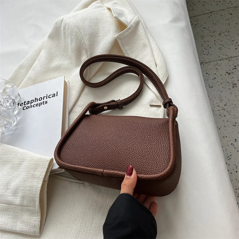 Classic Style Single Shoulder Bag Crossbody Handbag