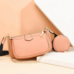 PU Leather Classic Style Female Single Shoulder Bag Women Passenger Bag Handbag