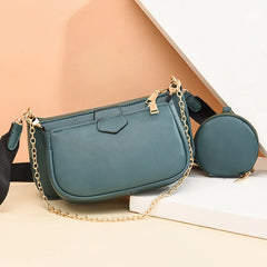 PU Leather Classic Style Female Single Shoulder Bag Women Passenger Bag Handbag