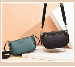 PU Leather Classic Style Female Single Shoulder Bag Women Passenger Bag Handbag
