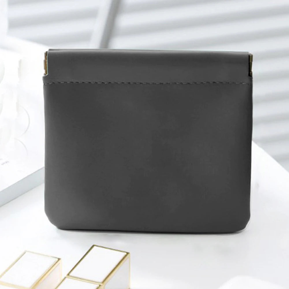 PU Leather Cosmetic Organizer Mini Makeup Pouch Portable Travel Storage Women Gi