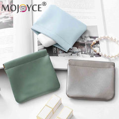 PU Leather Cosmetic Organizer Mini Makeup Pouch Portable Travel Storage Women Gi