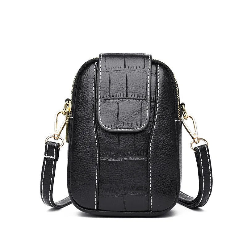 Vintage Small Shoulder Bag Flap PU Leather Crossbody Messenger Bag Women Handbag