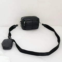 PU Leather Ladies Hand Bag Pockets Underarm Bag All-match Casual Soft Portable
