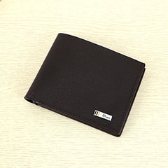 PU Leather Men Wallets Casual Short Walet Homme