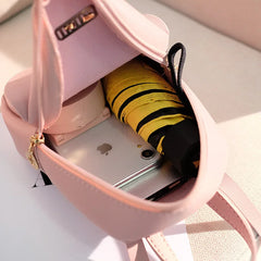 PU Leather Mini Backpack Women Bags Bow-knot Small Schoolbag Lady Bags
