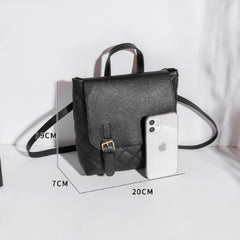 Mini Ladies Backpack PU Leather Cell Phone Bag