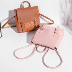 Mini Ladies Backpack PU Leather Cell Phone Bag