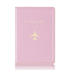 Hot Stamping Passport Holder Plane Lover Wedding Gift