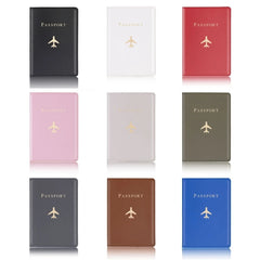 Hot Stamping Passport Holder Plane Lover Wedding Gift