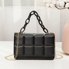 PU Leather Shoulder Bags for Women Chain Crossbody Handbags Phone Bag