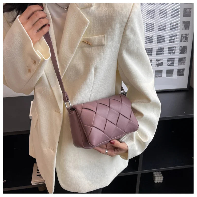Vintage Leather Shoulder Crossbody Bag for Women