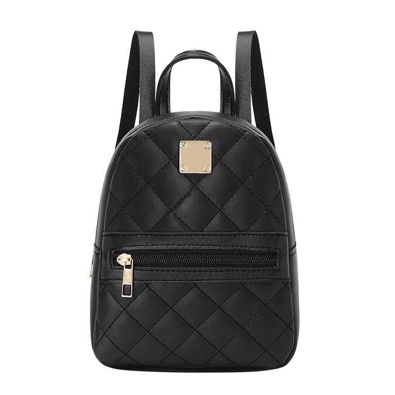 PU Leather Shoulder Mini Small Backpack Phone Pouch Pack