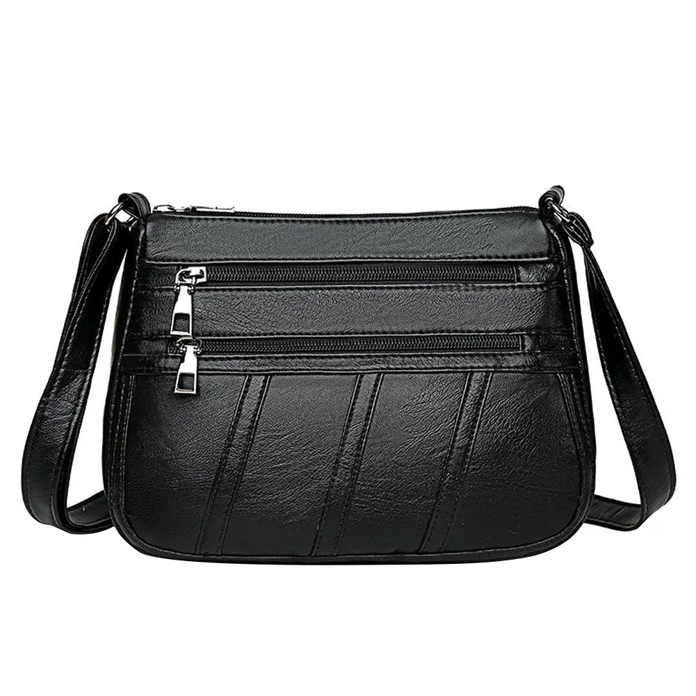 PU Leather Messenger Purse Female Daily Shoulder Bag Women Handbag