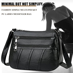 PU Leather Messenger Purse Female Daily Shoulder Bag Women Handbag