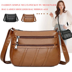 PU Leather Messenger Purse Female Daily Shoulder Bag Women Handbag
