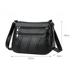 PU Leather Messenger Purse Female Daily Shoulder Bag Women Handbag