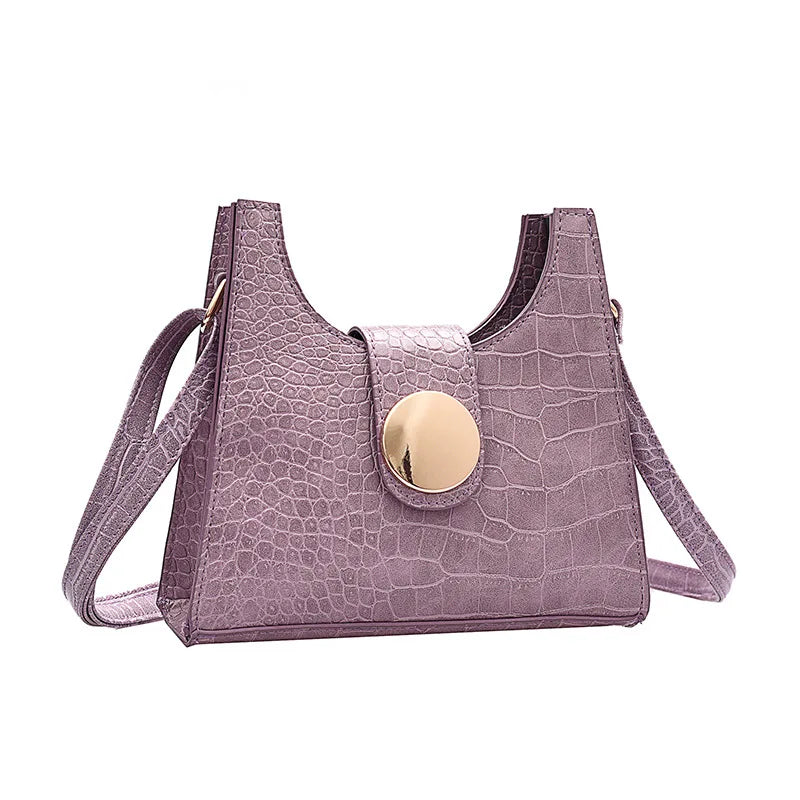Crocodile Pattern Shoulder Bag Ladies Handbag