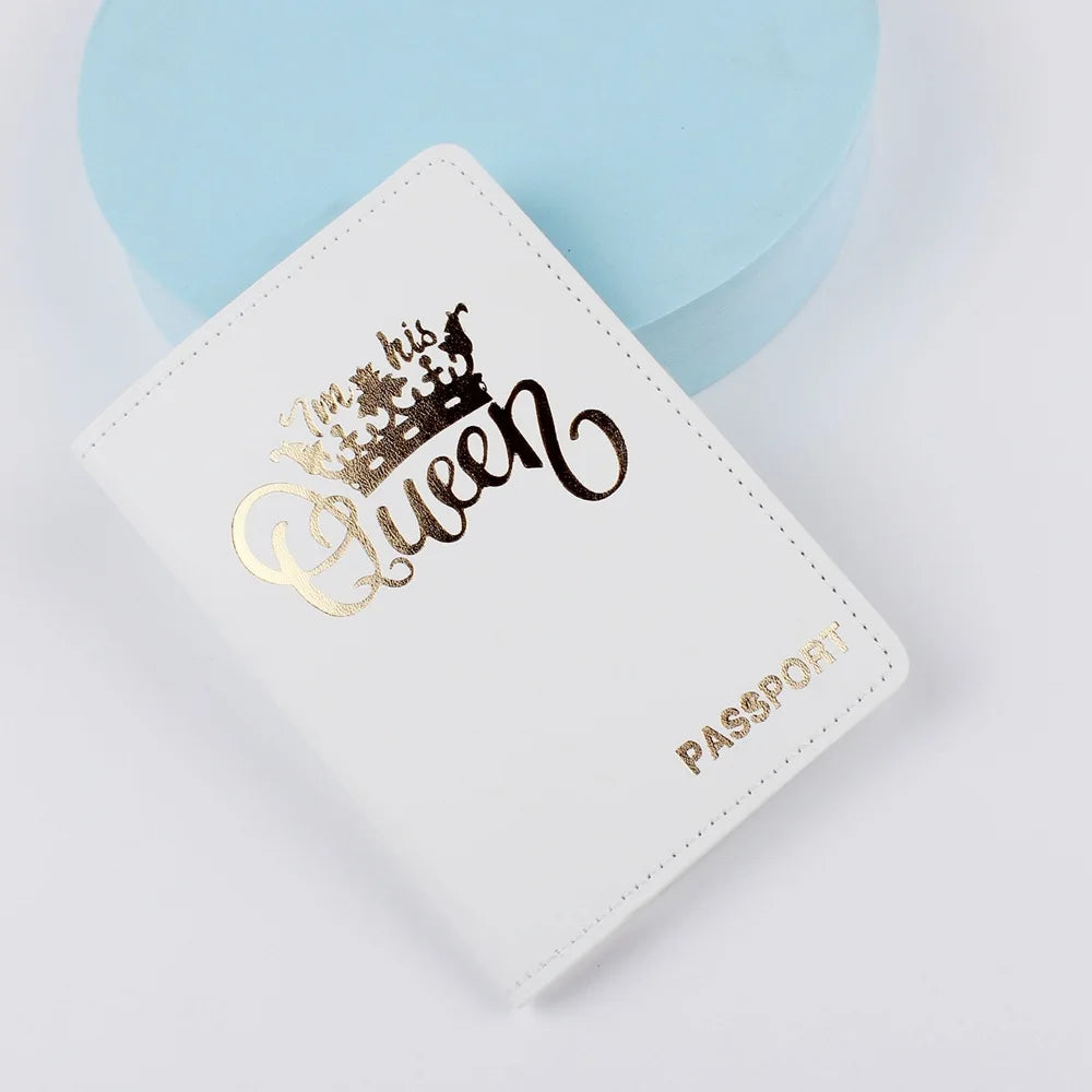 Personalised PU Leather World Map Travel Passport Cover