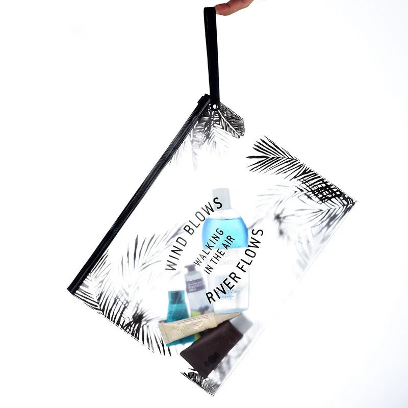 Clear Makeup Bag Pouch Waterproof Cosmetic Case Travel Bath Wash Storage
