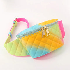 PVC Women's Waist Bag Jelly Purse Belt Bag Waterproof Fanny Pack