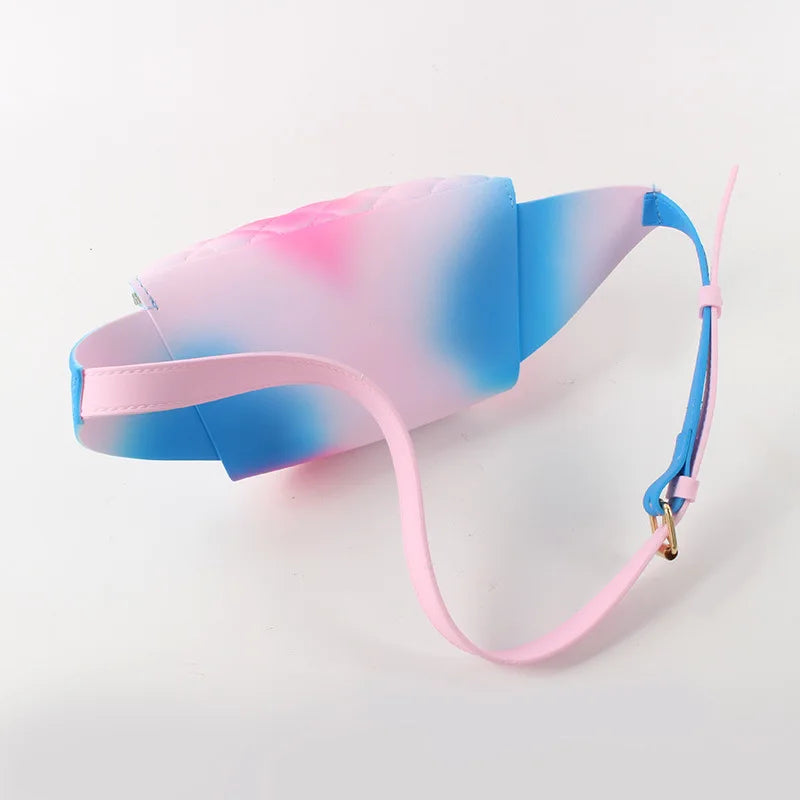 PVC Women's Waist Bag Jelly Purse Belt Bag Waterproof Fanny Pack