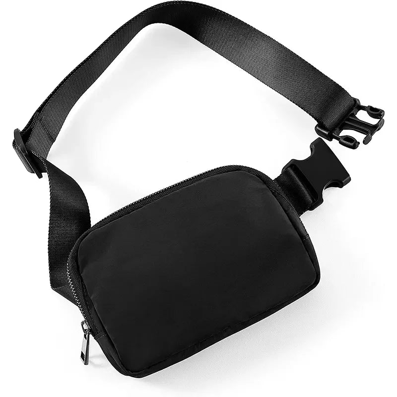 Women's Waist Bag Sports Zipper Chest Money Pouch