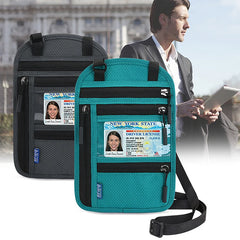 Passport Bag Multifunctional Hanging Neck Messenger Shoulder Storage