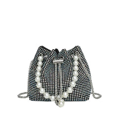 Pearl Handbag Bucket Bag Women's