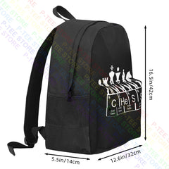 Periodic Table Elements Chess Large Capacity Backpack Travel Art Print