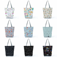 Periodic Table Elements Tote Bag Women Shoulder Handbag