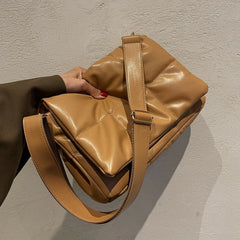 Plaid Shoulder Bag Large Capacity Diagonal Cross Female Bag