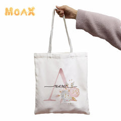 Personalized Bridesmaid Shoulder Bag Maid of Honor Name Handbag Bridal Bachelore
