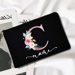 Custom Makeup Bag Wedding Bride Organizer Storage Pouch