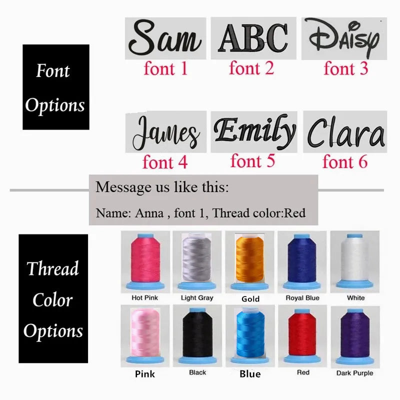 Personalized Name Corduroy Shoulder Bag Canvas Handbag