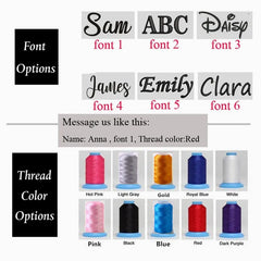 Personalized Name Corduroy Shoulder Bag Canvas Handbag