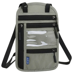 Rfid Blocking Neck Pouch Travel Wallet Organizer