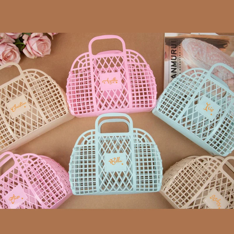 Summer Jelly Bag Large Capacity Beach Vacation Handbag