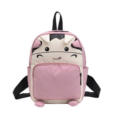 Personalized Toddler Cow Backpack for Kids Birthday Gift
