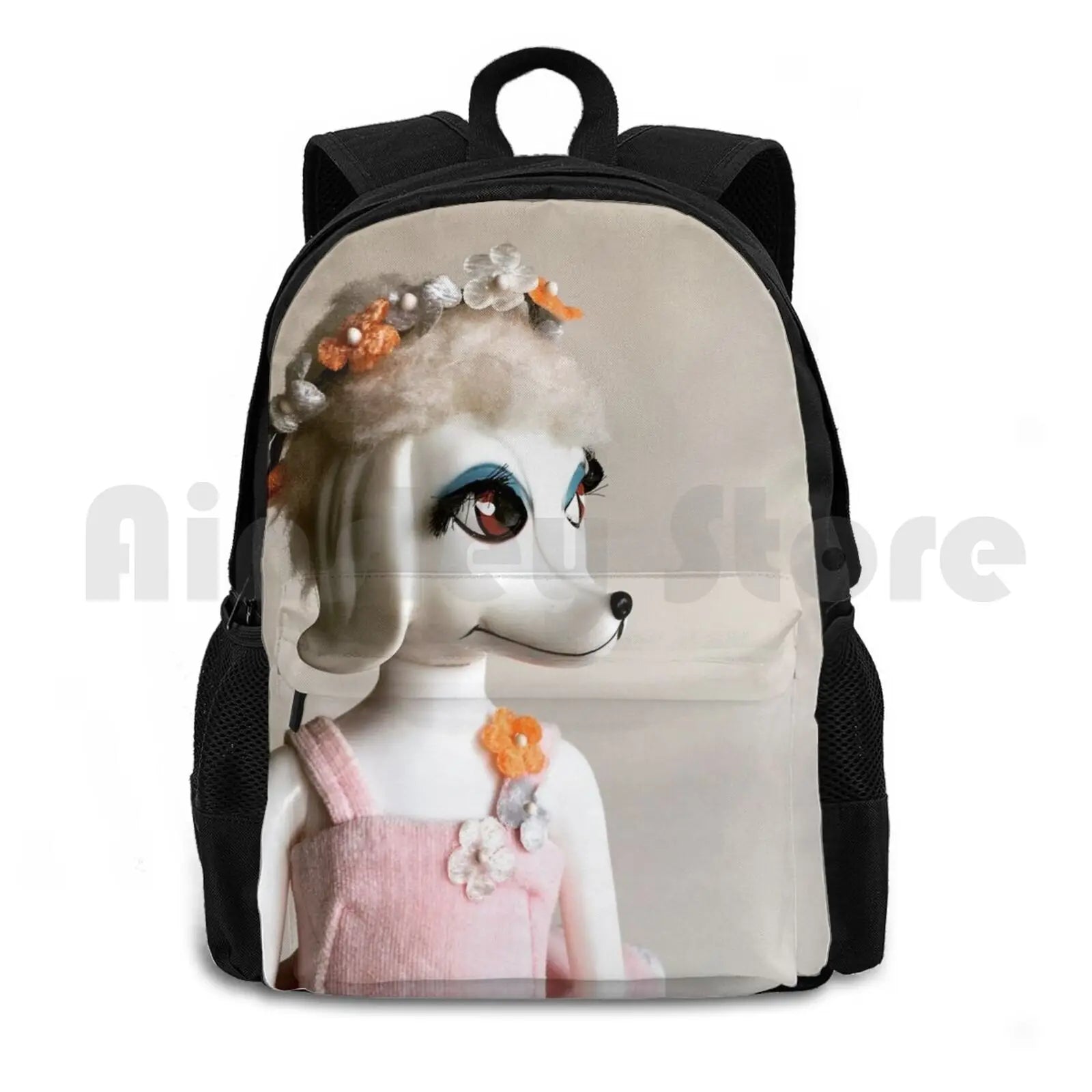 Peteena Poodle Outdoor Hiking Backpack Waterproof Camping Travel