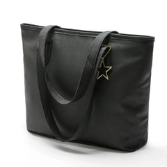 Petrichor Women Shoulder Bag PU Leather Large Capacity Handbag Zipper Tote Bag