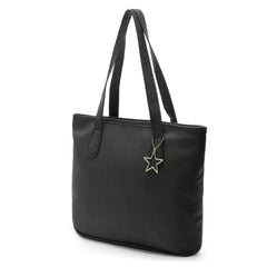 Petrichor Women Shoulder Bag PU Leather Large Capacity Handbag Zipper Tote Bag