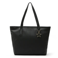 Petrichor Women Shoulder Bag PU Leather Large Capacity Handbag Zipper Tote Bag