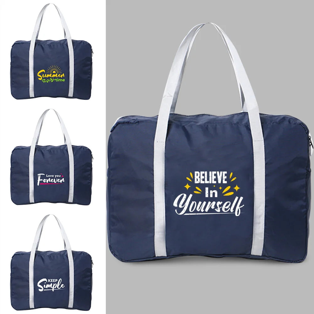 Women's Large Capacity Travel Bag for Clothing and Accessories
