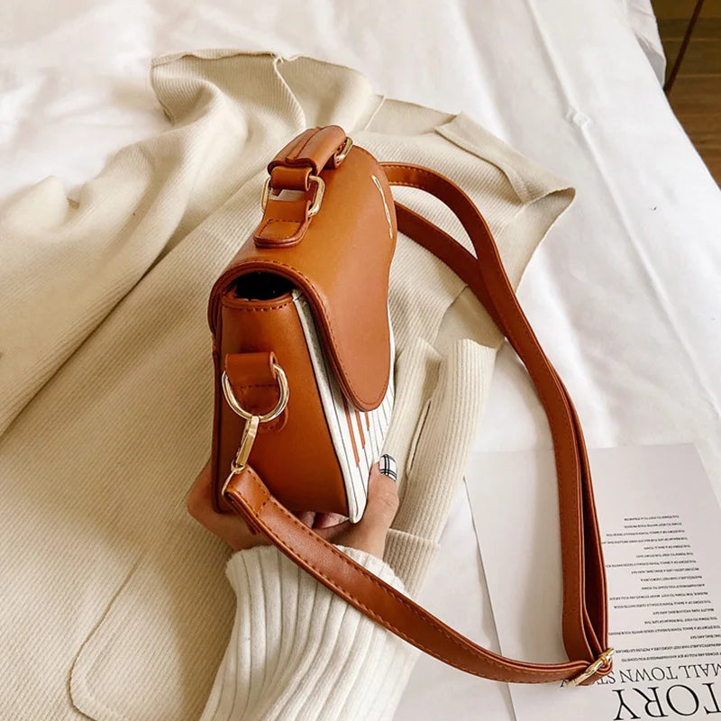 Piano Shoulder Bag Women Crossbody Square Top-handle